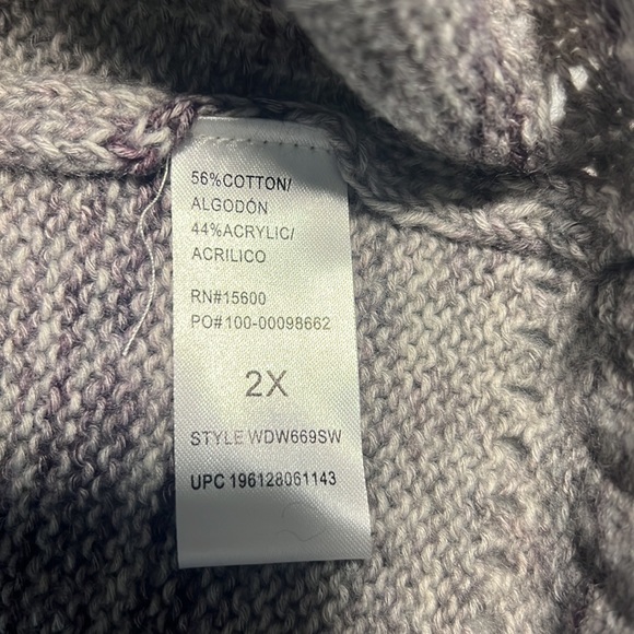 Democracy Gray Sweater Long Sleeve - Picture 10 of 14